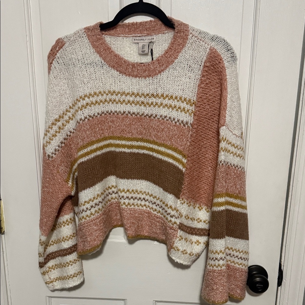 Sincerely Jules Multicolor Striped Sweater